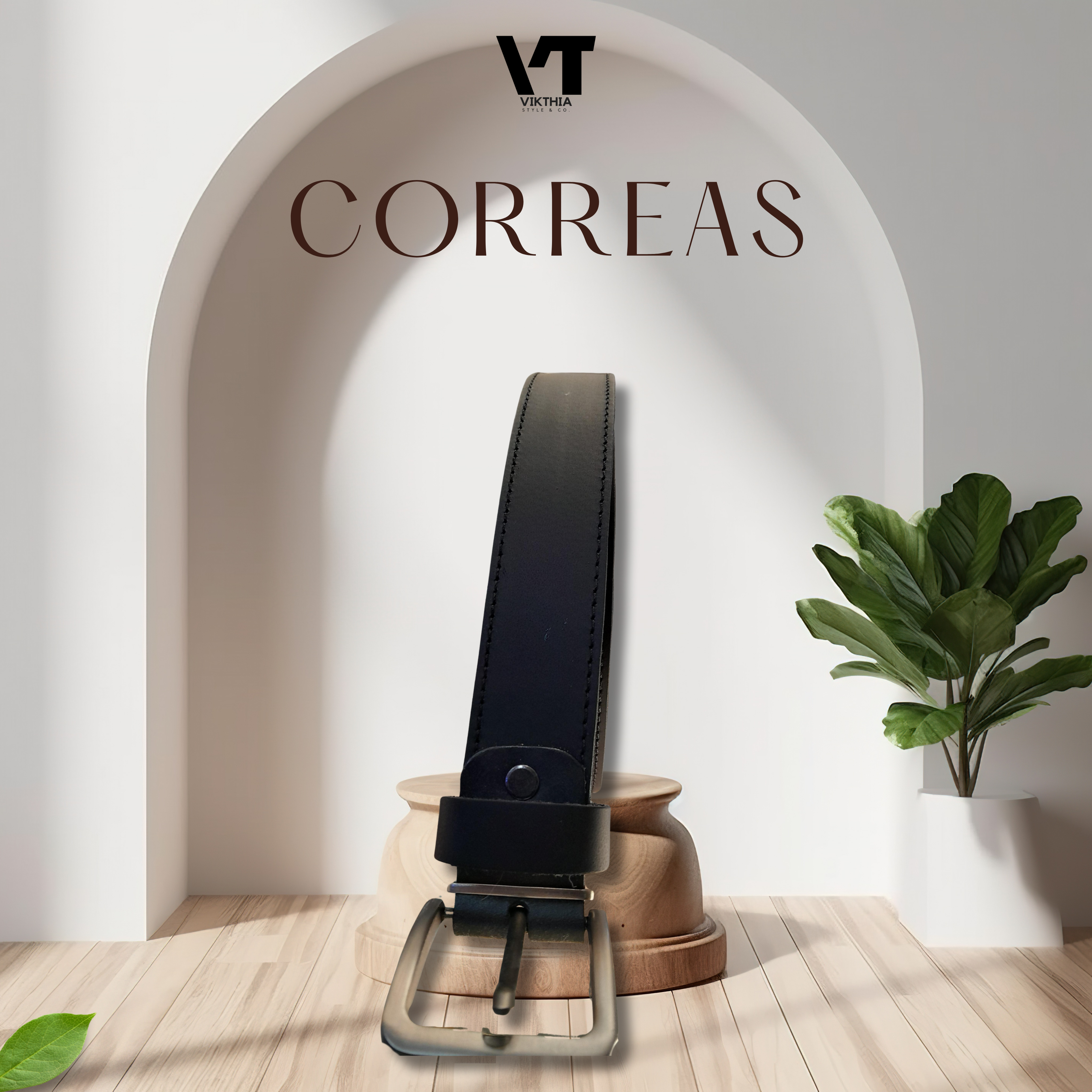 Correa de Cuero para Hombres