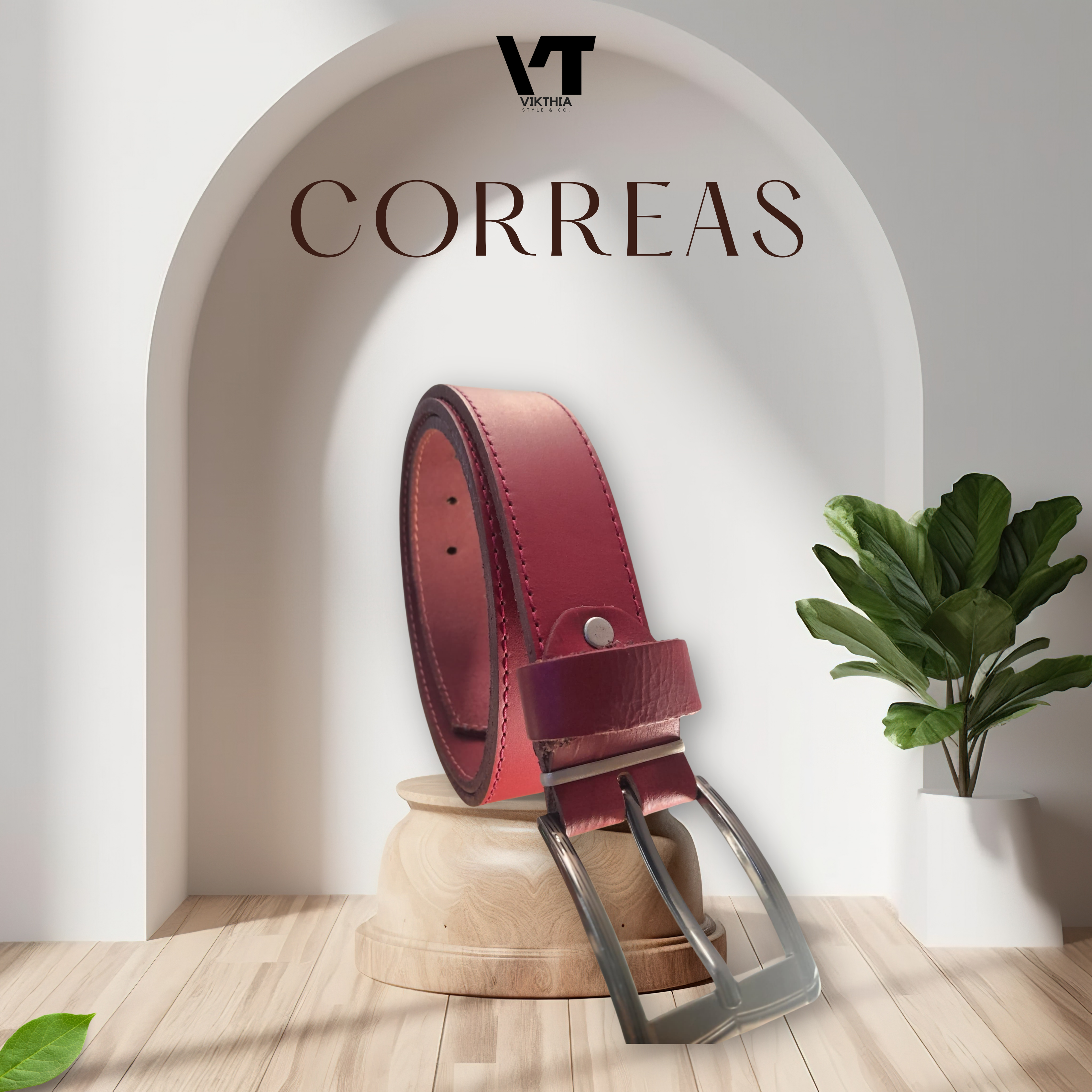 Correa de Cuero para Hombres