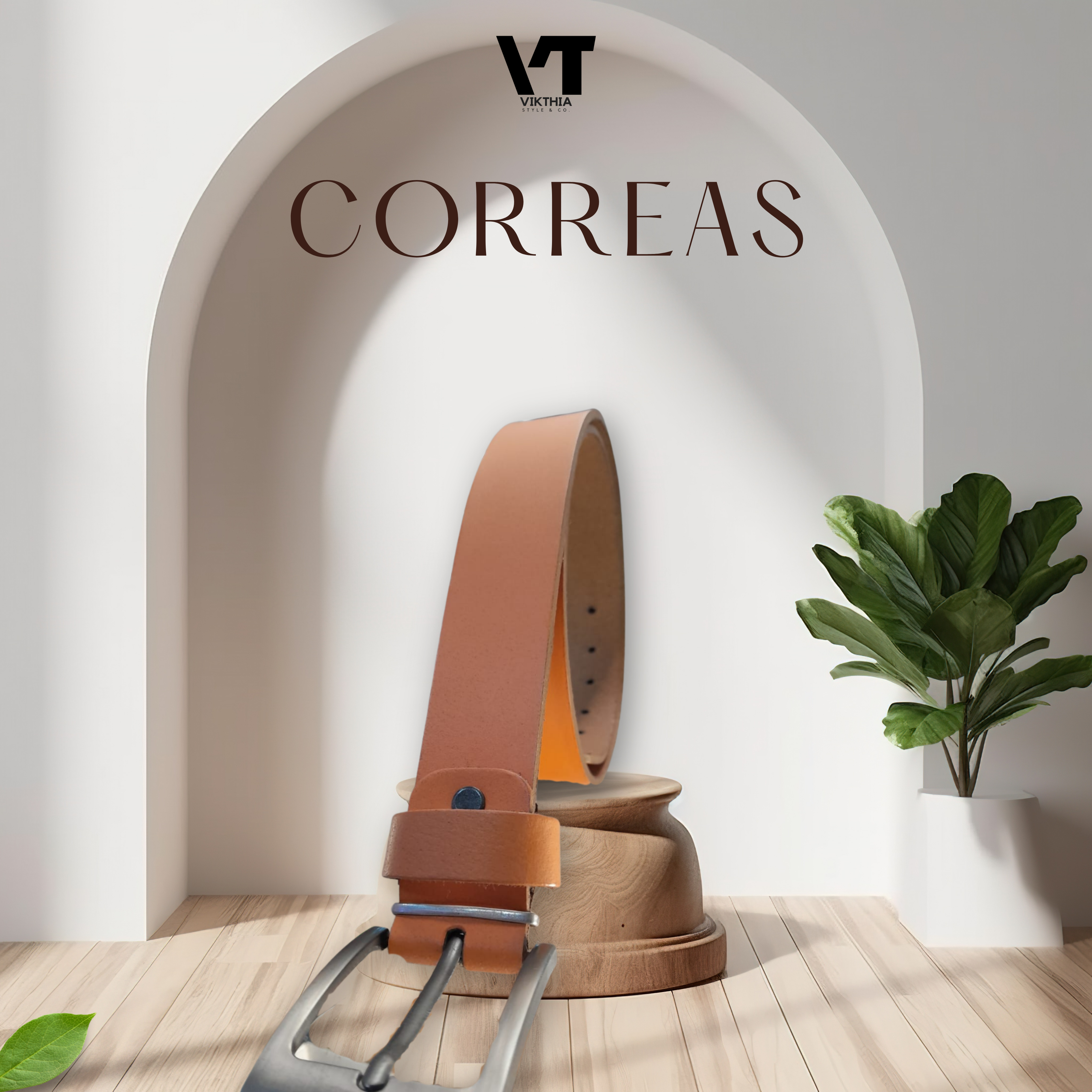 Correa de Cuero para Hombres