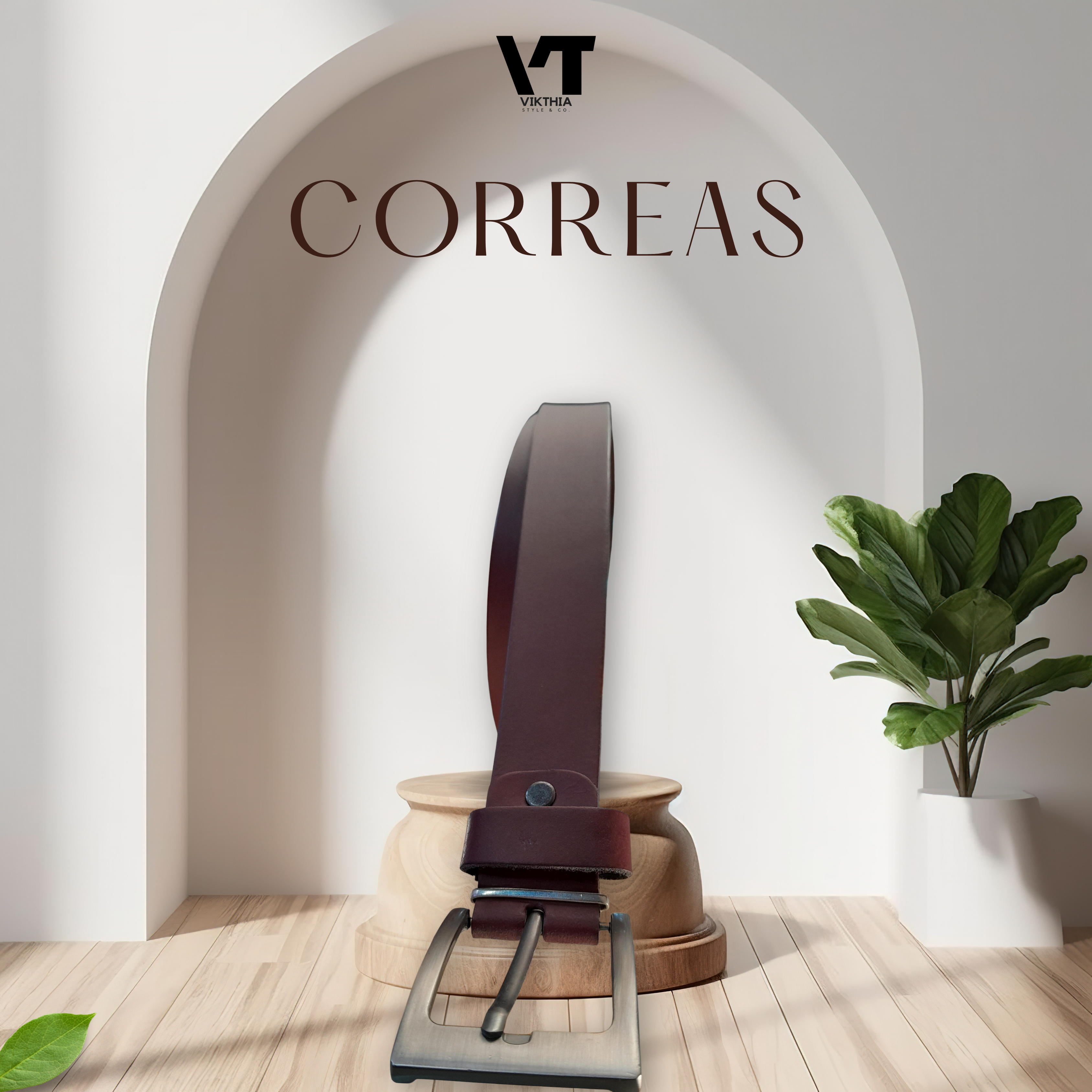 Correa de Cuero para Hombres