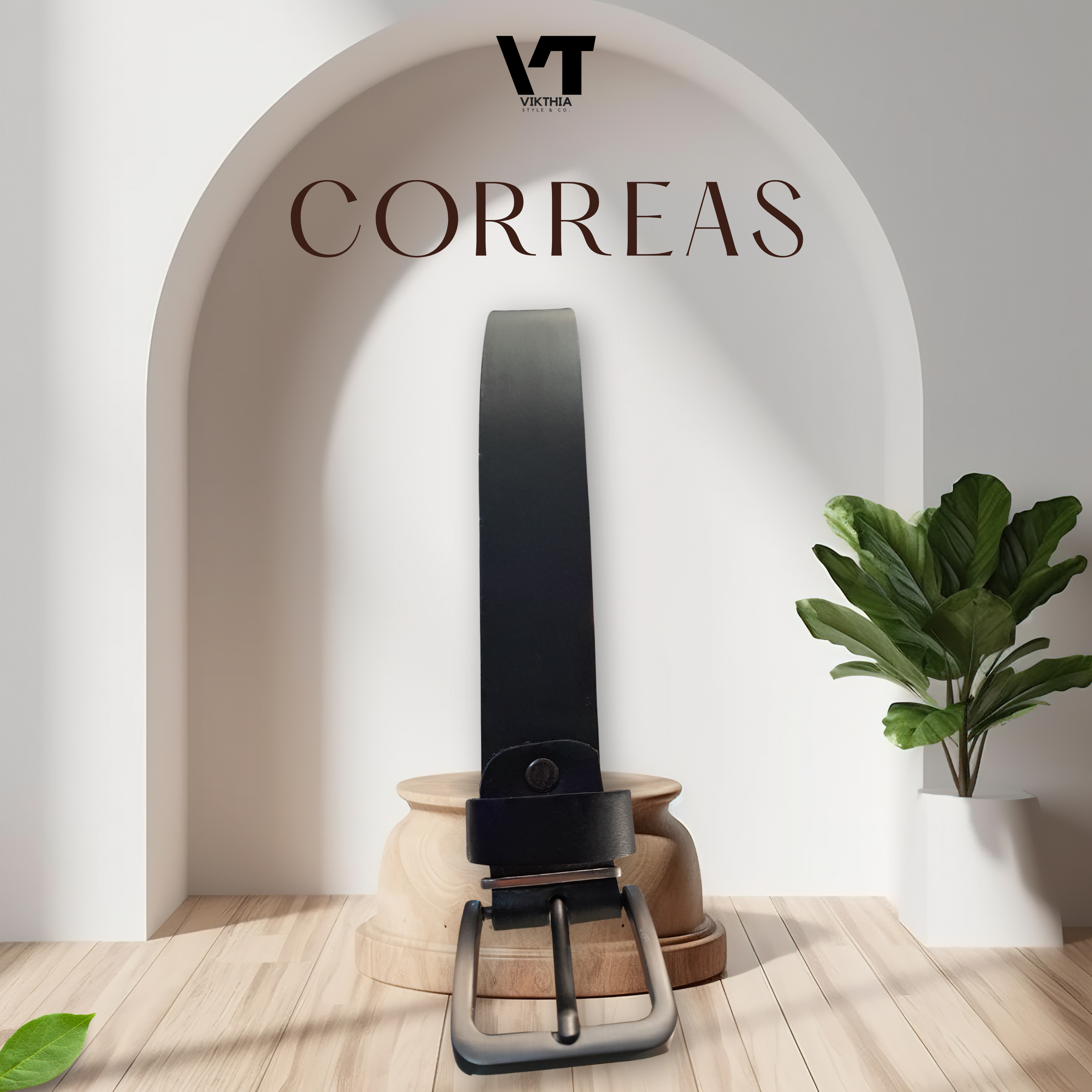 Correa de Cuero para Hombres